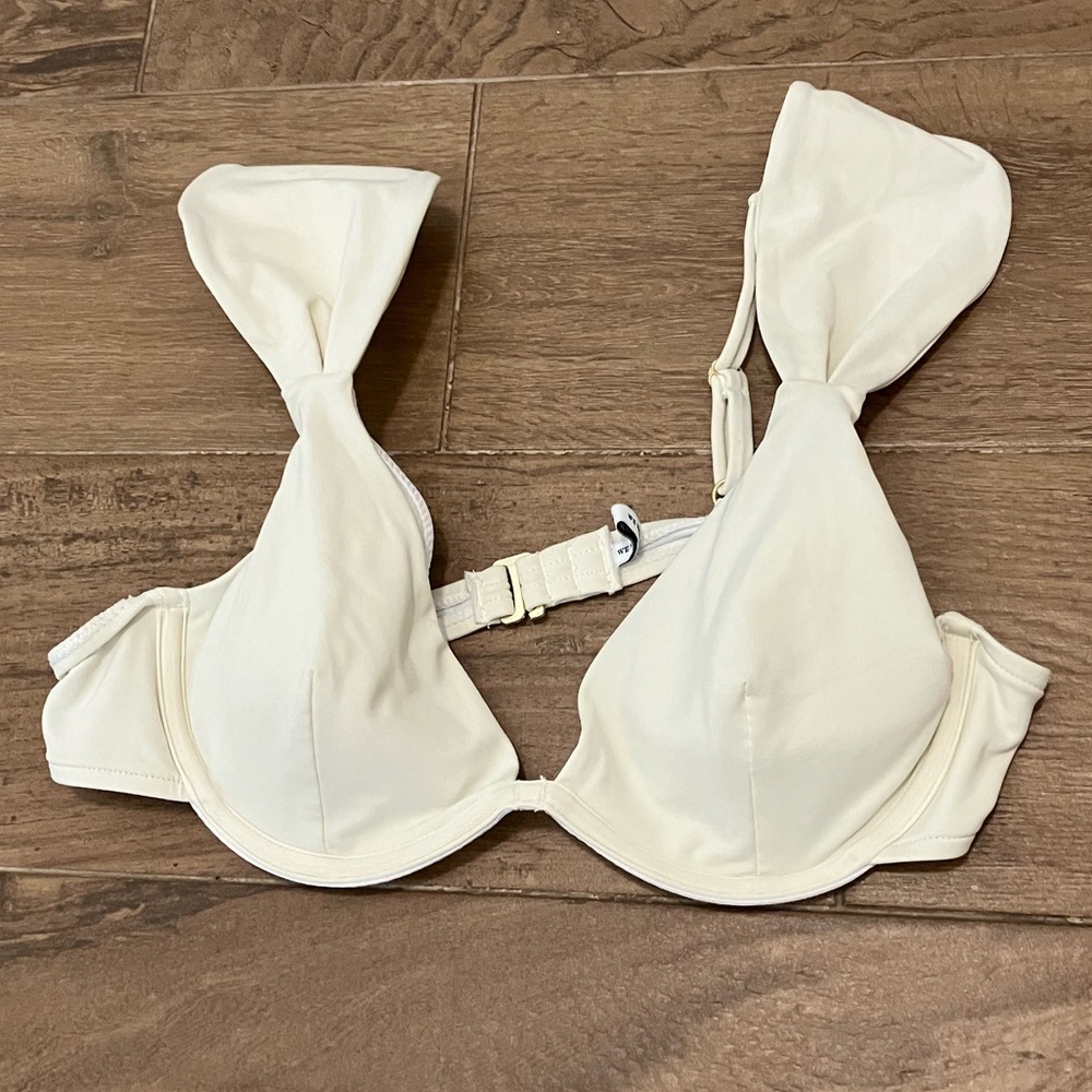 We Wore What feminine bikini top